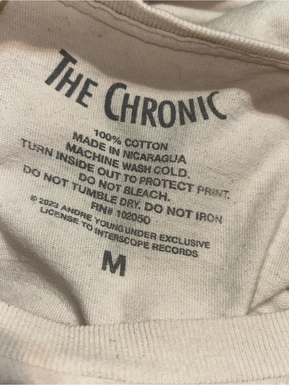 'The Chronic' Graphic Tee - Cream - Picture 8 of 8